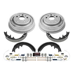 Drum Brake Kits, 1-Click, Semi-metallic Brake Shoes, Pins, Springs, 10.000 in. Brake Drum Diameter, Ford, Mercury, Kit