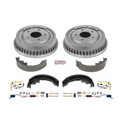 Drum Brake Kits, 1-Click, Semi-metallic Brake Shoes, Pins, Springs, 9.015 in. Brake Drum Diameter, Buick, Chevy, GMC, Oldsmobile, Pontiac, Kit