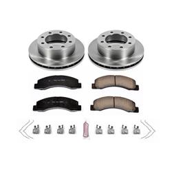 Brake Pads/Rotors, Front, Solid Surface Rotors, Ceramic Pads, Ford, Kit