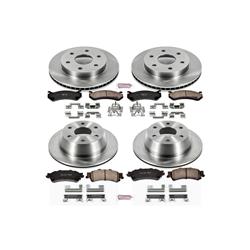 Pads and Rotors, Autospecialty, Solid Surface, Iron, Natural, 12.010 in./12.760 in. Diameter, Z17 Ceramic Pads, Kit