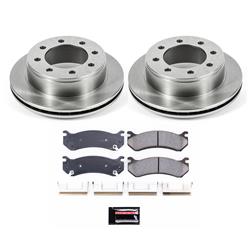 Brake Pads/Rotors, Rear, Solid Surface Rotors, Ceramic Pads, Chevy, GMC, Kit