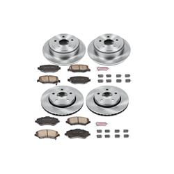 Brake Rotors/Pads, Solid Surface Rotors, Ceramic Pads, Front/Rear, Jeep, Kit