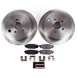 Brake Rotors/Pads, Solid Surface Rotors, Ceramic Pads, Rear, Subaru, Kit