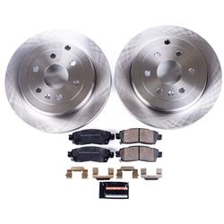 Brake Pads/Rotors, Rear, Solid Surface Rotors, Ceramic Pads, Buick, Chevy, GMC, Saturn, Kit