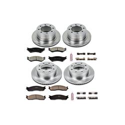 Brake Rotors/Pads, Solid Surface Rotors, Ceramic Pads, Front/Rear, Dodge, Kit