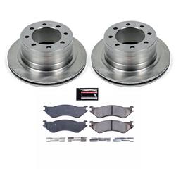 Brake Rotors/Pads, Solid Surface Rotors, Ceramic Pads, Rear, Dodge, Kit