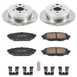 Pads and Rotors, Autospecialty, Solid Surface, Iron, Natural, 10.800 in. Diameter, Z17 Ceramic Pads, Kit