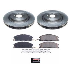 Brake Pads/Rotors, Solid Surface Rotors, Ceramic Pads, Ford, Lincoln, Front, Kit