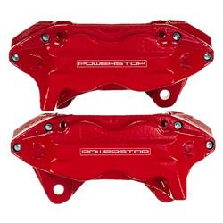 Brake Caliper, Performance, Stock, Cast Iron, Red Powdercoated, Toyota, Each