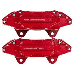 Disc Brake Caliper, Cast Iron, Red, 4-Piston, Toyota, With 13WL Calipers, Front, Pair