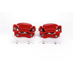 Brake Calipers, Red Powdercoated Performance Calipers, Stock Series, Cast Iron, Red Powdercoated, Front, Lexus, Pair
