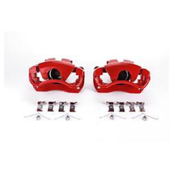 Disc Brake Caliper, Power Stop Red Powdercoated Performance, Front, Lexus, Toyota, Pair