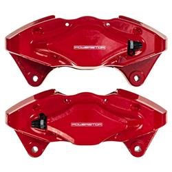 Brake Calipers, Performance, Stock Series, Red Powdercoated, Rear, Subaru, Pair
