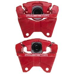 RED CALIPER PAIR W/ BRKT Jeep Wrangler JK 2007-2018