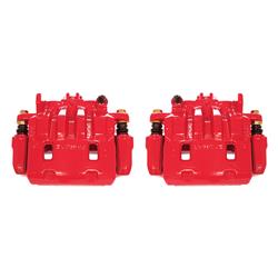 Brake Calipers, Performance, Stock Series, Red Powdercoated, 4-piston, Front, Scion, Subaru, Toyota, Pair