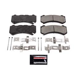 Brake Pads, Z23 Evolution Sport, Carbon Fiber Ceramic, Front, Cadillac, Chevy, Dodge, Jeep, Set