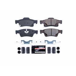 Brake Pads, Z23 Evolution Sport Carbon Fiber Infused Ceramic, Rear, Dodge, Jeep, Set