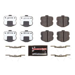 Disc Brake Pad, Z26, Carbon Fiber Ceramic, Chevy, Rear, Set