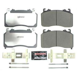 Brake Pads, Z26 Street Warrior, Carbon Fiber Ceramic, D2267 FMSI, Hardware Included, Front, GT500, Ford, Set