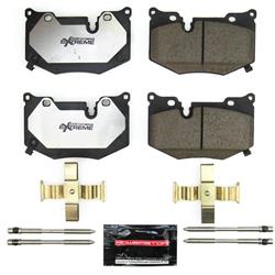 Brake Pads, Z26 Street Warrior, D8010, Carbon Ceramic, Integrally Molded With Shims, Chevrolet, Rear, Set