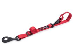 Tie-Down Straps, SpeedStrap, UTV, Adjustable, Tie-Back, Twisted Snap Hook, Soft Tie, 1.5 in. Width, 4 ft. Length, Red, Each