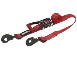 Tie-Down Straps, SpeedStrap, Ratchet, Twisted Snap Hook, 2 in. Width, 10 ft. Length, 3,333 lbs. Working Load Rating, Red, Each