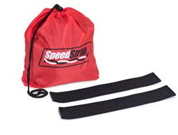 Tie-Down Strap Accessories, SpeedStrap, Protective Sleeves, Nylon, 1 in. Width, 12 in. Length, Black, Storage Bag, Kit