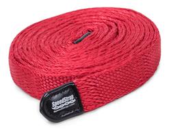 Tow Straps and Ropes, SuperStrap, Weavable Recovery Strap, 1 in Width, 20 ft. Length, 7,000 lbs. Breaking Strength, Nylon, Red, Each