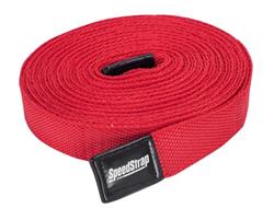 Tow Straps and Ropes, Big Daddy, Weavable Recovery Strap, 2 in Width, 30 ft. Length, 14,000 lbs. Breaking Strength, Nylon, Red, Each