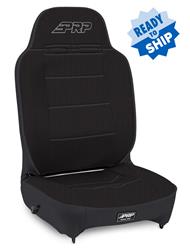 Enduro High Back Reclining Suspension Seat, Driver Side; Black