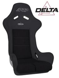 Delta Composite Seat, Black (PRP Silver Outline, Delta Silver, Black Stitching, 201-263-201-210)