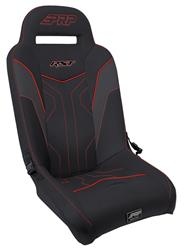 Seat, RST Suspension, Black/Red, Front, Polaris, Each