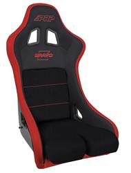 Seat, Bravo Composite, Black/Red, Bucket, Each