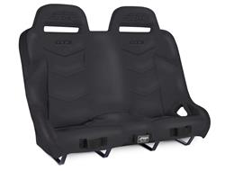 Seats, GT3 1000 Suspension Rear Bench for Polaris RZR, All Black