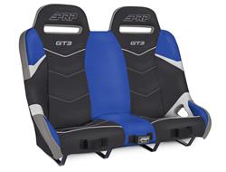 Seats, GT3 1000 Suspension Rear Bench for Polaris RZR, Blue