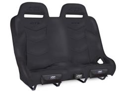 GT3 Rear Suspension Bench Seat for Polaris RZR PRO XP4, PRO R4, Turbo R4, Black