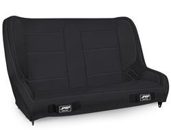 Seats, Elite Series Rear Bench for Jeep Wrangler TJ; black vinyl