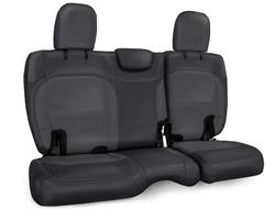 Seat Cover, Second Row, 60/40 Bench, Vinyl, Black/Gray, 2-Door, Jeep, JL, Each