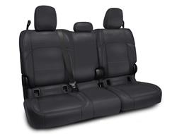 Seat Cover, Second Row, 60/40 Bench, Vinyl, Black, Black Stitch, Jeep, Gladiator, Each