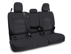 Seat Cover, Second Row, 40/20/40 Bench, Vinyl, Black, Black Stitch, Jeep, Gladiator, Each