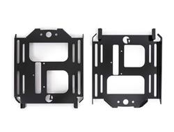 Seat Brackets, Replacement RZR Seat Mounts, Stock Replacement Style, Steel, Black Powdercoated, Polaris, Pair