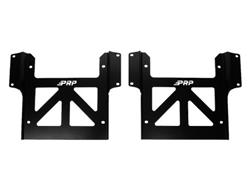 Seat Brackets, Front, Lowering, Bucket, Steel, Black Powdercoated, Can-Am, Pair