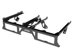 Seat Brackets, Rear, Bench, Bucket, Steel, Black Powdercoated, Jeep, Pair