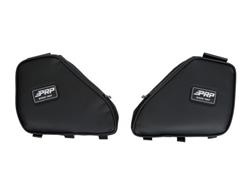 Powersports Cargo Carrier, Shoulder Pads, Front, Driver/Passenger, Vinyl, Black, Polaris, Pair