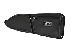 Cargo Carrier, Door Bag and Knee Pad, Vinyl, Front, Passenger Side, Carbon Fiber Black, Polaris, Each