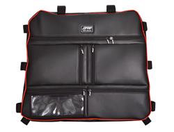 Cargo Carrier, Storage Bag, Overhead, Vinyl, Black/Carbon Fiber Red, Polaris, Each