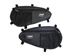 Powersports Cargo Carrier, Stock Door Bag, Front, Lower, Driver/Passenger, Vinyl, Black, Polaris, Pair