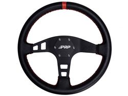 Deep Dish Leather Steering Wheel Red PRP Seats