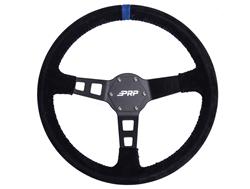 Deep Dish Suede Steering Wheel Blue PRP Seats