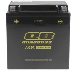 QuadBoss 10-20 Suzuki LT-A500F KingQuad Maintenance-Free AGM Battery